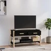 TV staliukas Televizoriaus spintelė, juodos spalvos, 82x38x45cm, mediena
