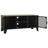 TV staliukas Televizoriaus spintelė, kaimiška ruda, 105x36x47cm, metalas/MDF