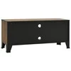 TV staliukas Televizoriaus spintelė, kaimiška ruda, 105x36x47cm, metalas/MDF