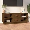 TV staliukas Televizoriaus spintelė, medaus ruda, 100x34x40cm, pušis