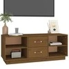TV staliukas Televizoriaus spintelė, medaus ruda, 100x34x40cm, pušis