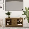 TV staliukas Televizoriaus spintelė, medaus ruda, 103x36,5x52cm, pušis