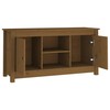 TV staliukas Televizoriaus spintelė, medaus ruda, 103x36,5x52cm, pušis