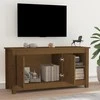 TV staliukas Televizoriaus spintelė, medaus ruda, 103x36,5x52cm, pušis