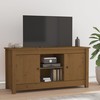 TV staliukas Televizoriaus spintelė, medaus ruda, 103x36,5x52cm, pušis