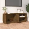 TV staliukas Televizoriaus spintelė, medaus ruda, 105x34x40cm, pušis