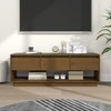 TV staliukas Televizoriaus spintelė, medaus ruda, 110,5x34x40cm, pušis