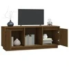 TV staliukas Televizoriaus spintelė, medaus ruda, 110,5x35x44cm, pušis