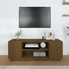 TV staliukas Televizoriaus spintelė, medaus ruda, 110x35x40,5cm, pušis