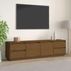 TV staliukas Televizoriaus spintelė, medaus ruda, 176x37x47,5cm, pušis
