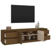 TV staliukas Televizoriaus spintelė, medaus ruda, 176x37x47,5cm, pušis