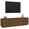TV staliukas Televizoriaus spintelė, medaus ruda, 176x37x47,5cm, pušis