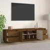 TV staliukas Televizoriaus spintelė, medaus ruda, 176x37x47,5cm, pušis