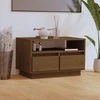 TV staliukas Televizoriaus spintelė, medaus ruda, 60x35x37cm, pušies masyvas