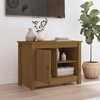 TV staliukas Televizoriaus spintelė, medaus ruda, 70x36,5x52cm, pušis