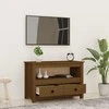 TV staliukas Televizoriaus spintelė, medaus ruda, 79x35x52cm, pušies masyvas