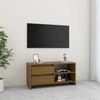 TV staliukas Televizoriaus spintelė, medaus ruda, 80x31x39cm, pušies masyvas