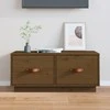 TV staliukas Televizoriaus spintelė, medaus ruda, 80x34x35cm, pušies masyvas