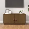 TV staliukas Televizoriaus spintelė, medaus ruda, 80x34x40cm, pušies masyvas