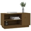 TV staliukas Televizoriaus spintelė, medaus ruda, 80x35x40,5cm, pušis