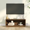 TV staliukas Televizoriaus spintelė, medaus ruda, 90x35x35cm, pušies masyvas