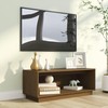 TV staliukas Televizoriaus spintelė, medaus ruda, 90x35x35cm, pušies masyvas