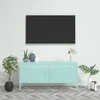 TV staliukas Televizoriaus spintelė, mėtinės spalvos, 105x35x50cm, plienas
