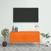 TV staliukas Televizoriaus spintelė, oranžinė, 105x35x50cm, plienas