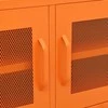 TV staliukas Televizoriaus spintelė, oranžinė, 105x35x50cm, plienas