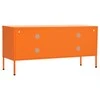 TV staliukas Televizoriaus spintelė, oranžinė, 105x35x50cm, plienas