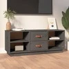TV staliukas Televizoriaus spintelė, pilka, 100x34x40cm, pušies masyvas