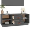 TV staliukas Televizoriaus spintelė, pilka, 100x34x40cm, pušies masyvas