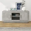 TV staliukas Televizoriaus spintelė, betono pilka, 102x35x45cm, mediena