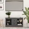 TV staliukas Televizoriaus spintelė, pilka, 103x36,5x52cm, pušies masyvas