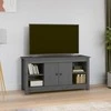 TV staliukas Televizoriaus spintelė, pilka, 103x36,5x52cm, pušies masyvas