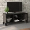 TV staliukas Televizoriaus spintelė, pilka, 105x36x47cm, metalas ir MDF