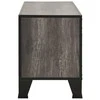 TV staliukas Televizoriaus spintelė, pilka, 105x36x47cm, metalas ir MDF