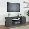 TV staliukas Televizoriaus spintelė, pilka, 110x35x40,5cm, pušies masyvas