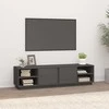 TV staliukas Televizoriaus spintelė, pilka, 156x40x40cm, pušies masyvas