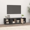 TV staliukas Televizoriaus spintelė, pilka, 156x40x40cm, pušies masyvas