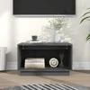 TV staliukas Televizoriaus spintelė, pilka, 60x35x35cm, pušies masyvas