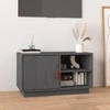 TV staliukas Televizoriaus spintelė, pilka, 70x34x40cm, pušies masyvas