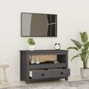 TV staliukas Televizoriaus spintelė, pilka, 79x35x52cm, pušies masyvas