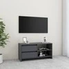 TV staliukas Televizoriaus spintelė, pilka, 80x31x39cm, pušies masyvas