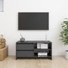 TV staliukas Televizoriaus spintelė, pilka, 80x31x39cm, pušies masyvas