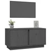 TV staliukas Televizoriaus spintelė, pilka, 80x35x40,5cm, pušies masyvas