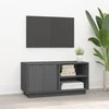 TV staliukas Televizoriaus spintelė, pilka, 80x35x40,5cm, pušies masyvas