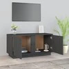 TV staliukas Televizoriaus spintelė, pilka, 80x35x40,5cm, pušies masyvas