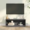 TV staliukas Televizoriaus spintelė, pilka, 90x35x35cm, pušies masyvas