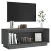 TV staliukas Televizoriaus spintelė, pilka, 90x35x35cm, pušies masyvas